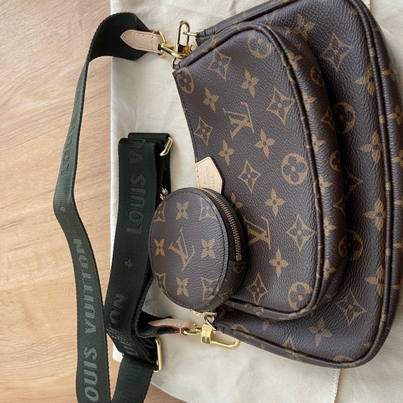 SOLD. Louis Vuitton - Multi Pochette khaki - Picture 2 of 8